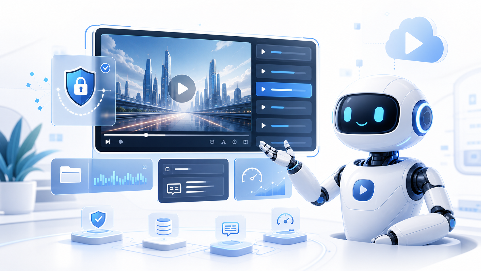 Secure browser HLS player workflow with diagnostics, subtitles, privacy, and performance controls