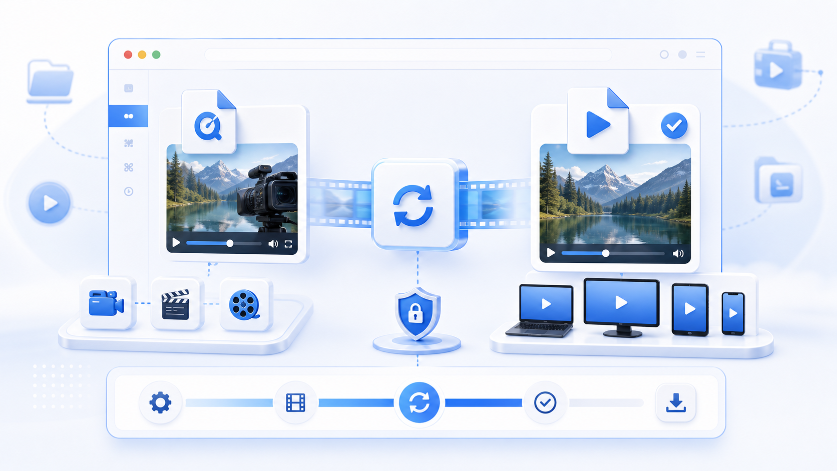 MOV to MP4 browser conversion workflow